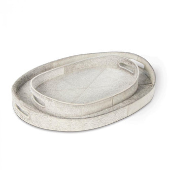 Regina Andrew Andres Hair on Hide Tray Set (Grey (5533|20-1463GRY)