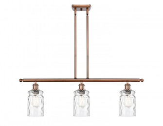 Candor - 3 Light - 36 inch - Antique Copper - Cord hung - Island Light (3442|516-3I-AC-G352-LED)