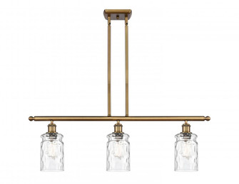 Candor - 3 Light - 36 inch - Brushed Brass - Cord hung - Island Light (3442|516-3I-BB-G352-LED)