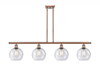 Athens - 4 Light - 48 inch - Antique Copper - Cord hung - Island Light (3442|516-4I-AC-G124)