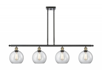 Athens - 4 Light - 48 inch - Black Antique Brass - Cord hung - Island Light (3442|516-4I-BAB-G122)