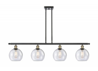 Athens - 4 Light - 48 inch - Black Antique Brass - Cord hung - Island Light (3442|516-4I-BAB-G124)