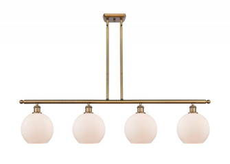 Athens - 4 Light - 48 inch - Brushed Brass - Cord hung - Island Light (3442|516-4I-BB-G121)
