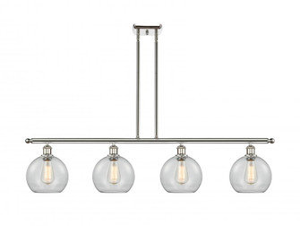 Athens - 4 Light - 48 inch - Polished Nickel - Cord hung - Island Light (3442|516-4I-PN-G122-LED)