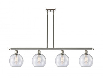 Athens - 4 Light - 48 inch - Polished Nickel - Cord hung - Island Light (3442|516-4I-PN-G124-LED)
