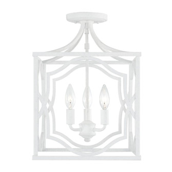 3-Light Foyer Textured White (8583|AA1019XW)