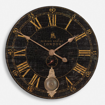 Uttermost Bond Street 30'' Black Wall Clock (85|06030)