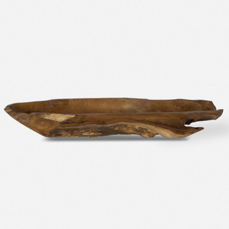 Uttermost Teak Leaf Bowl (85|17085)