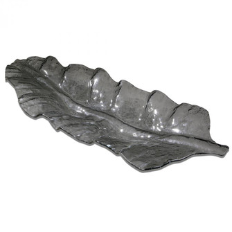 Uttermost Smoked Leaf Glass Tray (85|19862)