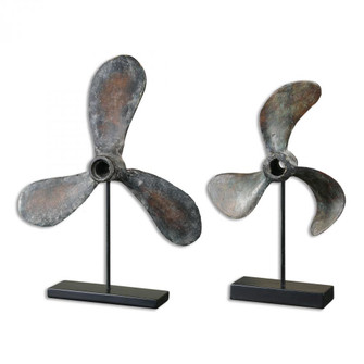 Uttermost Propellers Rust Sculptures, S/2 (85|19947)