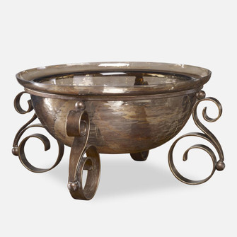 Uttermost Alya Bronze Glass Bowl (85|18955)