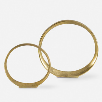 Uttermost Jimena Gold Ring Sculptures Set/2 (85|18961)