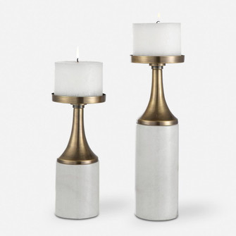 Uttermost Castiel Marble Candleholders, Set/2 (85|17546)