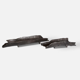 Uttermost Caryn Nickel Trays S/2 (85|17593)