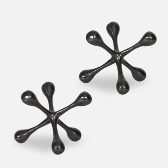 Uttermost Harlan Black Nickel Objects, S/2 (85|17690)