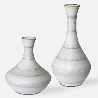 Uttermost Potter Fluted Striped Vases, S/2 (85|17964)