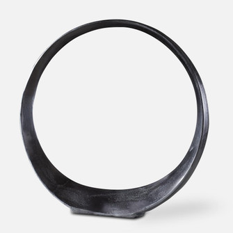 Orbits Black Nickel Large Ring Sculpture (85|17980)
