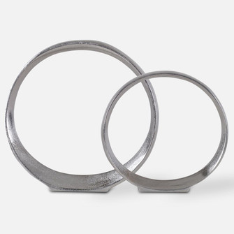 Uttermost Orbits Nickel Ring Sculptures, S/2 (85|17985)