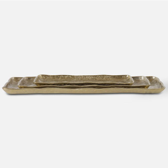 Uttermost Artisan Antique Gold Trays, S/3 (85|17989)