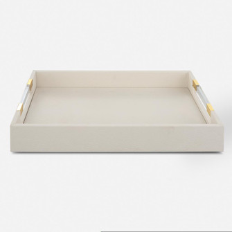 Uttermost Wessex White Shagreen Tray (85|18060)