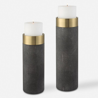 Uttermost Wessex Gray Candleholders, S/2 (85|18061)