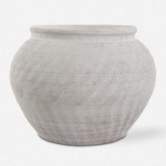 Uttermost Floreana Round White Vase (85|18103)