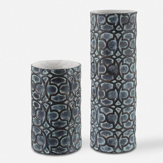 Uttermost Baltra Bronze Patina Vases, S/2 (85|18098)