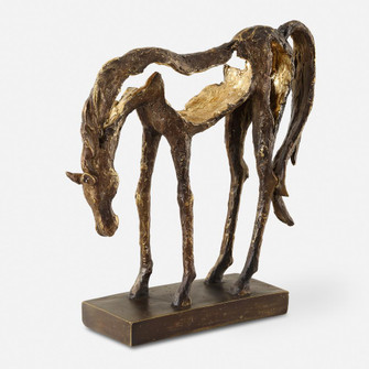 Uttermost Openly Grazing Horse Sculpture (85|18141)
