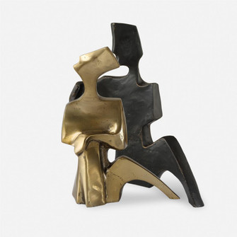 Uttermost Affection Bronze Gold Sculpture, S/2 (85|18149)