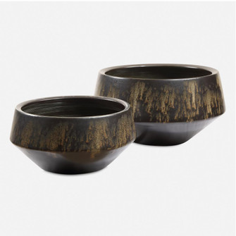 Uttermost Bronze Duo Vases Set/2 (85|18191)