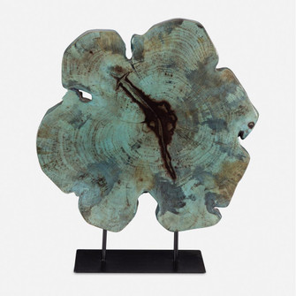 Uttermost Bahati Wood Blue Sculpture (85|17125)