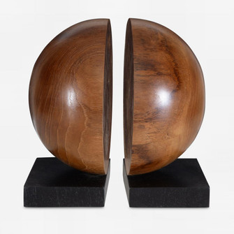 Uttermost Teak And Noir Bookends Set/2 (85|17128)