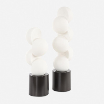 Uttermost Symmetry White Sculptures Set/2 (85|18198)