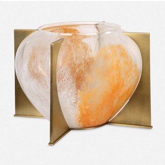 Uttermost Amber Swirl Vase (85|18183)
