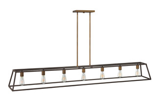 Large Seven Light Open Frame Linear (87|3355BZ)