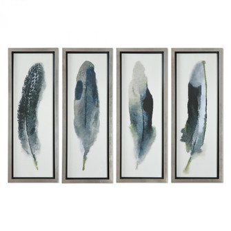 Uttermost Feathered Beauty Prints, S/4 (85|41554)