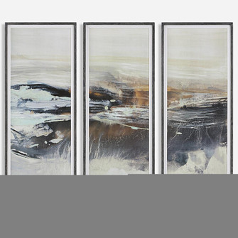 Uttermost Graphite Horizon Framed Prints, Set/3 (85|41444)