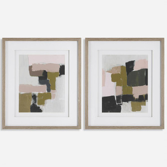 Uttermost Color Block Framed Prints, Set/2 (85|41453)