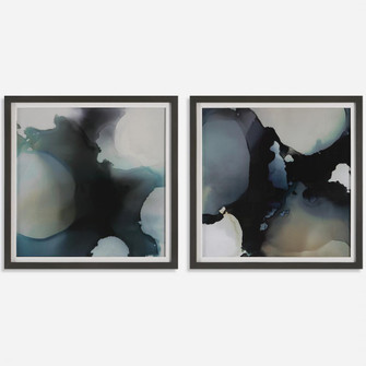 Uttermost Telescopic Abstract Framed Prints, Set/2 (85|41458)