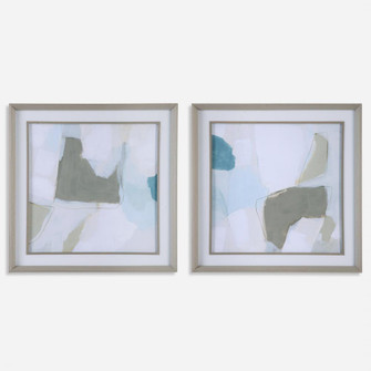 Uttermost Mist Shapes Framed Prints, Set/2 (85|32268)