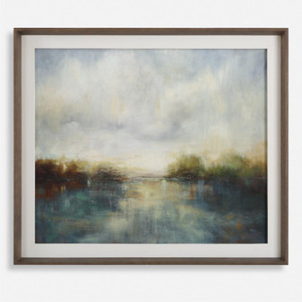 Uttermost Blue Reverie Framed Abstract Lake Print (85|32352)