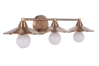 Isaac 3 Light Vanity in Satin Brass (20|12529SB3)