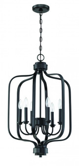 Bolden 6 Light Foyer in Flat Black (20|50536-FB)