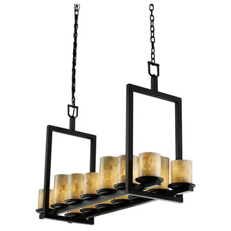 Dakota 14-Light Bridge Chandelier (Short) (254|ALR-8769-10-MBLK)