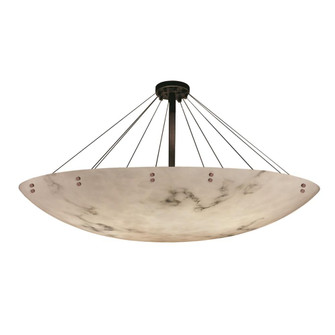 72'' Round Semi-Flush Bowl w/ Finials (254|FAL-9658-35-DBRZ-F1)