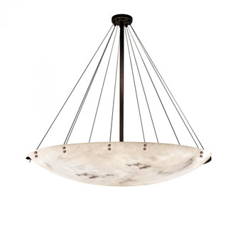 72'' Round Pendant Bowl w/ Finials (254|FAL-9668-35-DBRZ-F1)