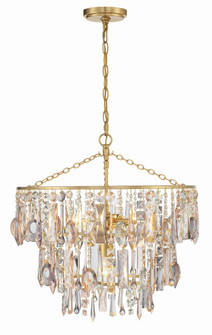Elsa 3 Light Antique Gold Chandelier (205|ELS-7103-GA)
