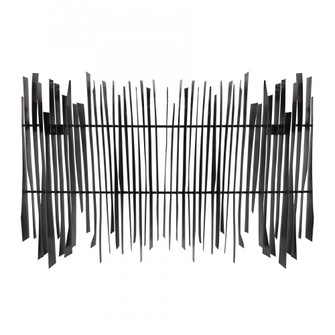Ridge Dimensional Wall Art - Black (91|H0896-10538)