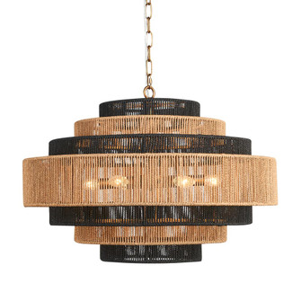 Zissel Rattan Chandelier (5578|H23102-6)