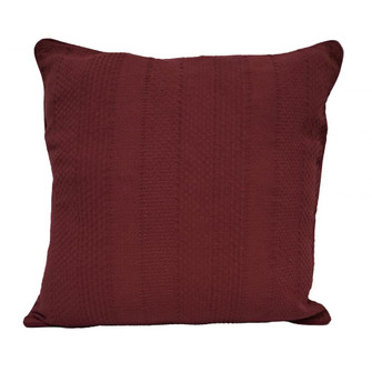 Sevie 22x22'' Pillow - Maroon (91|HVT0897-10581)